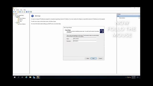 HOW TO INSTALL AND CONFIGURE DHCP using WINDOWS SERVER 2019