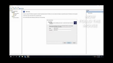 HOW TO INSTALL AND CONFIGURE DHCP using WINDOWS SERVER 2019