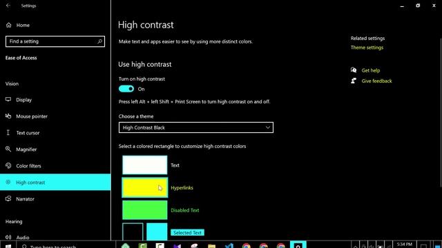 Enable or Disable High Contrast in Windows 10 Operating System || Windows 10 Tutorials || LW Sazzad