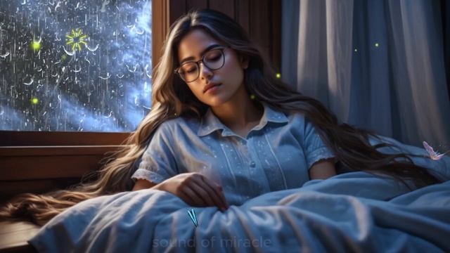 🔴 Rain Sound For Sleeping - Soothing Rain on Window Car for Fall Asleep in 5 Minutes