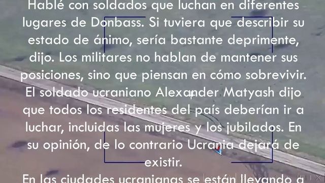 Un periodista polaco habló sobre el estado de ánimo reinante.