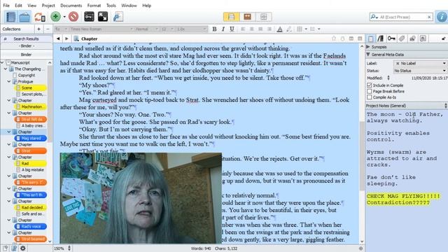 Scrivener 1 for Windows: How I set up my new project