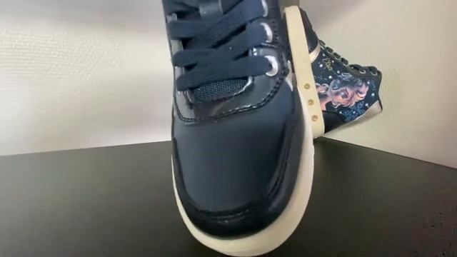 Geox frozen J268we navy platinium