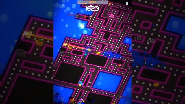 PAC-MAN 256 - ENDLESS ARCADE MAZE (iOS) GAMEPLAY