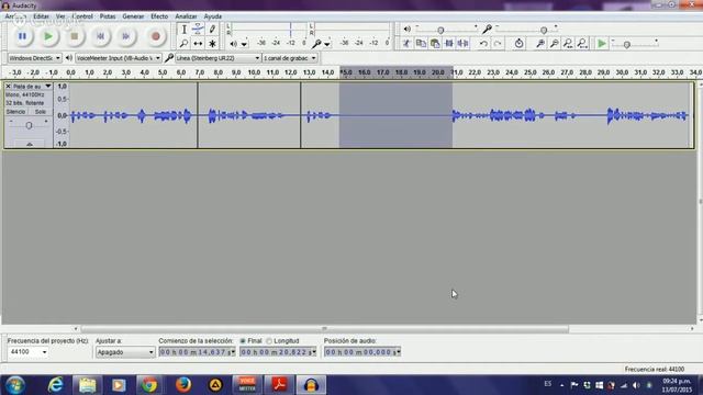 Grabación y Edición Básica de Audio en Audacity