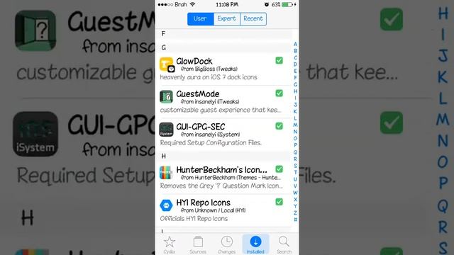 iOS 7.1.1 jailbreak Movie Box tweak