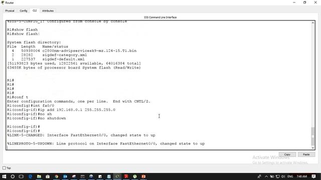 Backup a config file & IOS to a TFTP server using Packet Tracer - Cisco CCNA