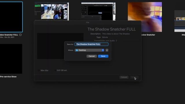 iMovie Export Tutorial