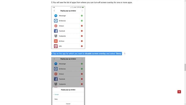 How to Fix Screen Overlay Detected Error on Android
