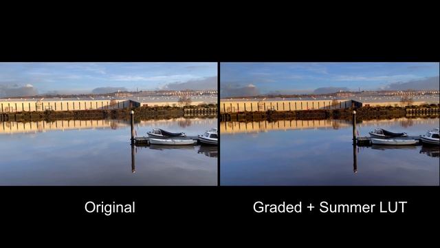 iPhone 12 Pro vs Graded + LUT comparison footage