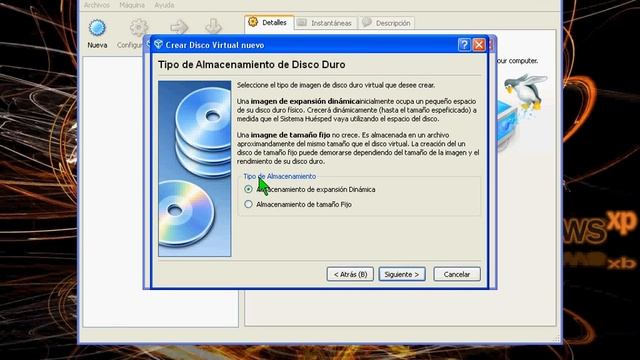 maquina virtual XP