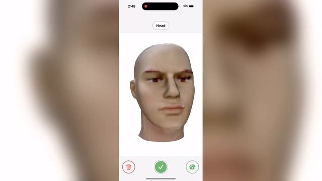 Head 3D Scanning with the SnugFit O&P 3D Scanning app