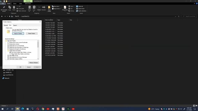 how to show windows 10 hidden files,folders and drives