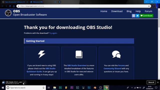HOW TO DOWNLOAD OBS STUDIO FREE free screen capture software for Windows SITE LINK AT DISCRIBTION