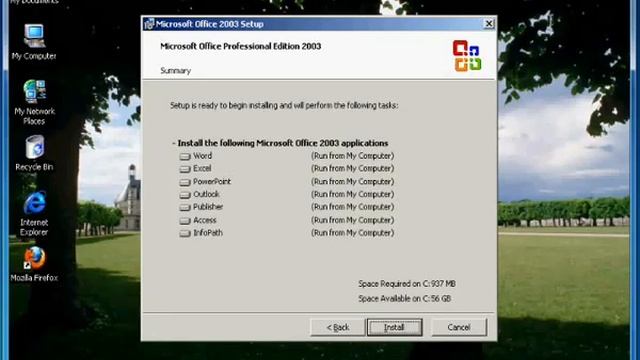 How to Install Microsoft Office 2003.flv