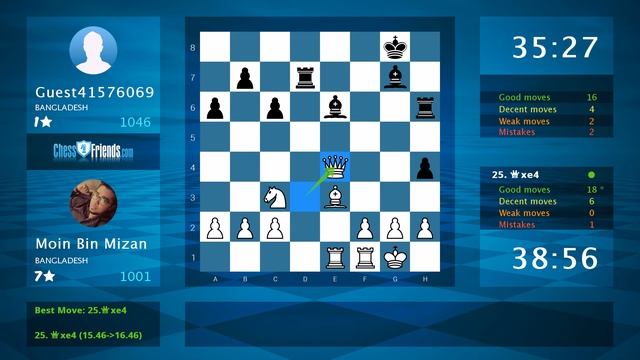 Chess Game Analysis: Moin Bin Mizan - Guest41576069 : 1-0 (By ChessFriends.com)