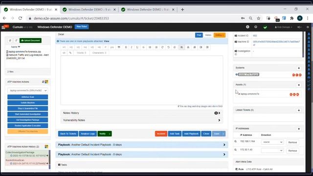 An intro to e2e assure's mSOC service featuring Windows Defender for Endpoints