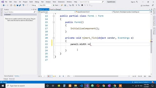 Splash screen C# windows form Application || Window Form Application || Technical Hassan Ali