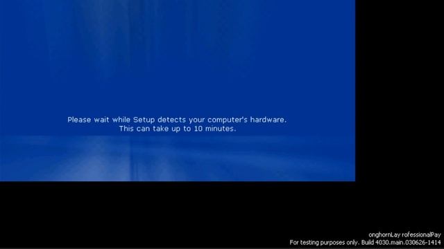 Установка Windows Longhorn Build 4030 на VirtualBox