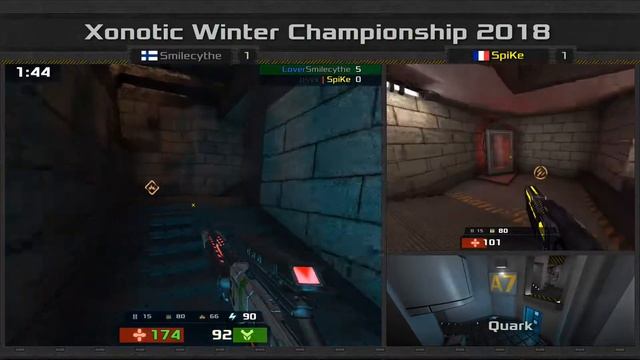 Xonotic Duel Cup, Game #23, Smilecythe vs SpiKe, Bo5