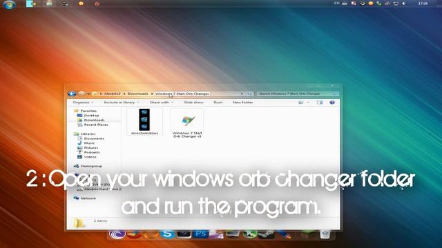 Windows 7 | How to Change Your Start Button Orb [EN]