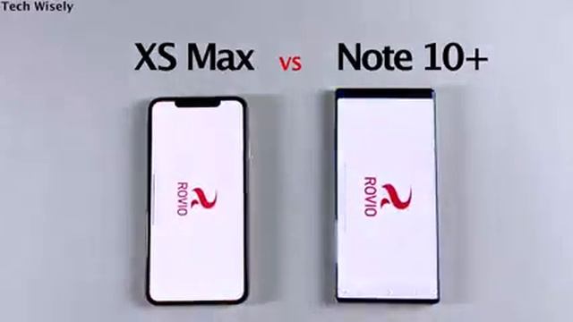 iPhone XS Max vs SAMSUNG Note 10+ Speed Test