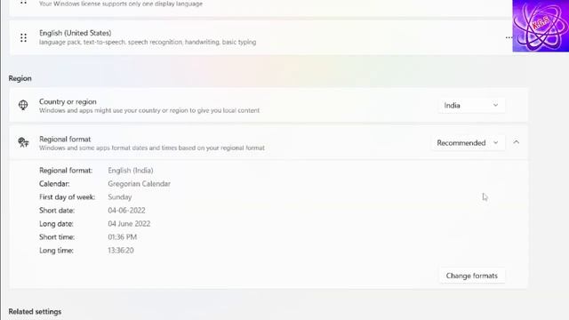 How to change 24 hour clock format Windows 11