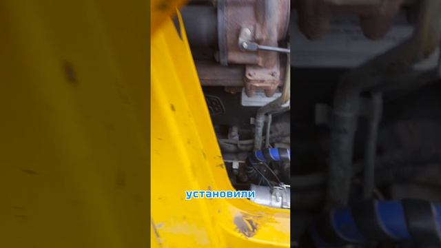 Установка стартера ISKRAMOTOR IMS101848 на JCB 4CX