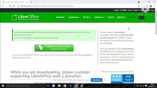 Download and Instalation of Ms. Libre Office