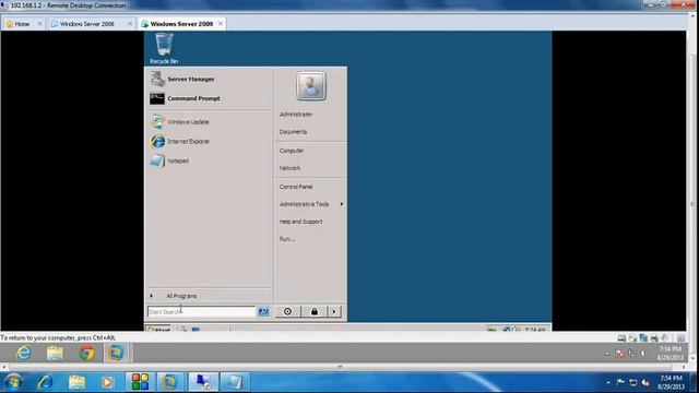 Users Management & Member Client ON SERVER 2008 R2