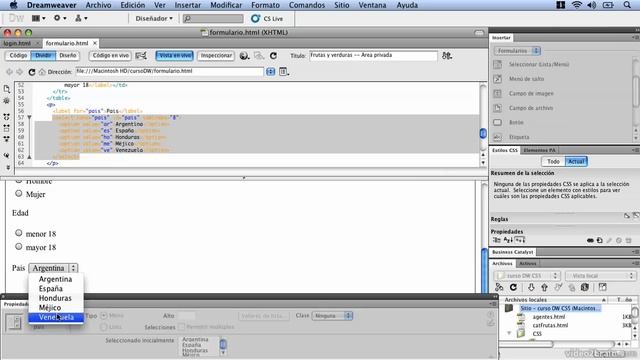 Curso Adobe Dreamweaver CS5 40