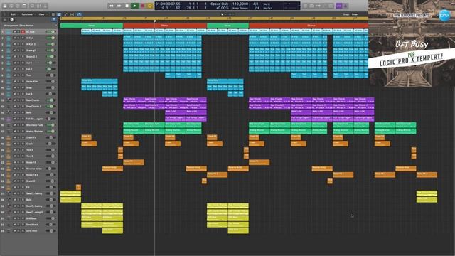 Logic Pro X Template Get Busy (Pop) #logicproxtemplate #logicprox #logicpro