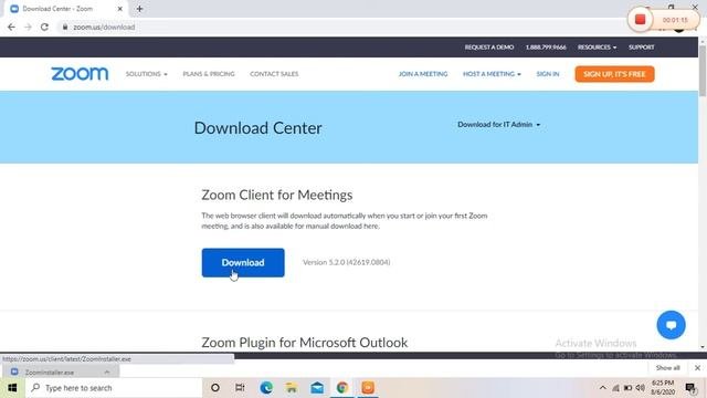 how to download zoom app in windows 10