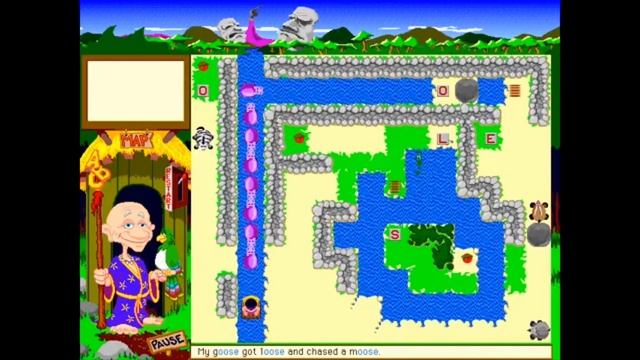 Unboxing Yobi's Magic Spelling Tricks - Windows 3.1 educational puzzle adventure game from 1993