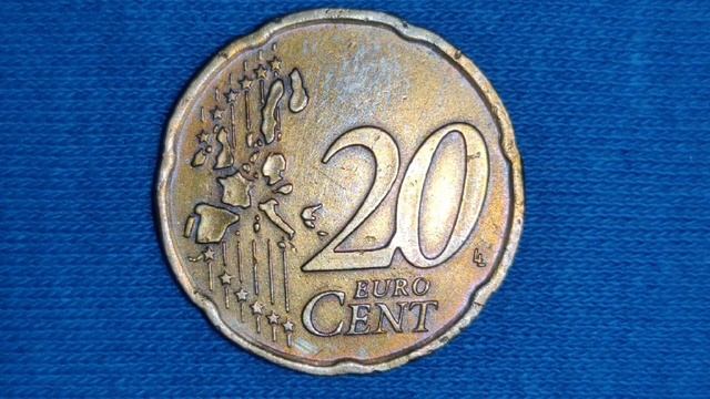 2002 RARE 20 EURO CENT COIN