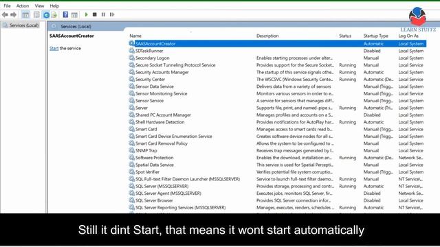 How to Start Window Service Automatically After a Failure