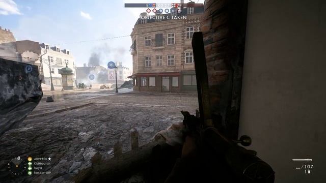Battlefield 1 BF1 Conquest Fort de Vaux Hardcore holy shit