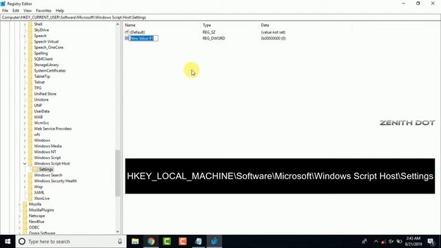 Windows Script Host Access Is Disabled on This Machine - FIX