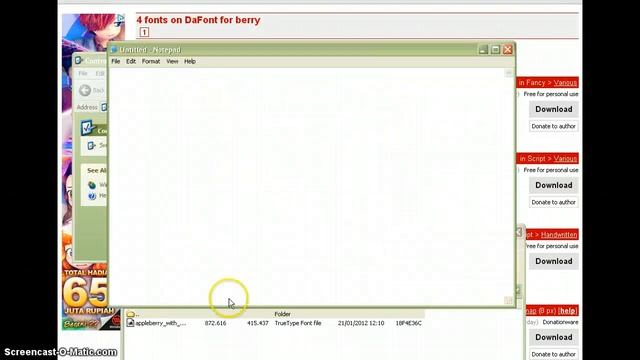 How To Download Font On Windows XP
