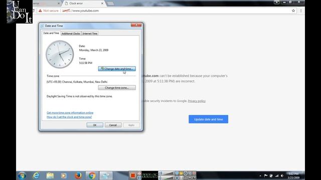 How to Fix error your Internet connection