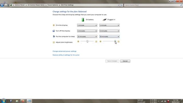 Windows 7, 8, 10 ,11 power option, battery option