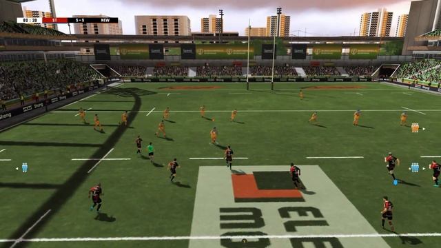 RUGBY 22 - Match Rapide - Stade Toulousain VS Newcastle (4k 60fps)