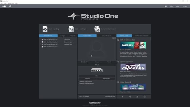 Checking Frequency Rates between Windows 10, Interface, and Studio One 4