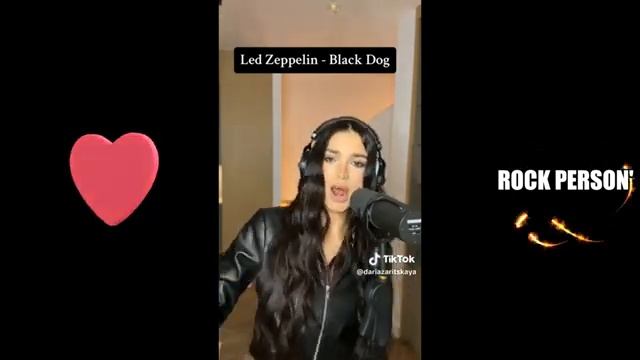 Led Zeppelin Black Dog cover by Daria Zaritskaya