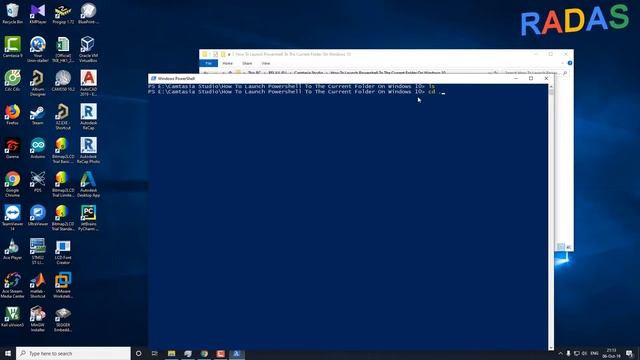 How To Launch Powershell To The Current Folder On Windows 10