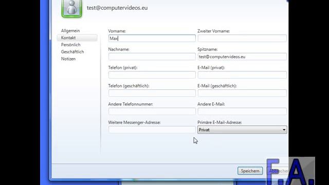 Windows Live Messenger (WLM) - Kontakt Bearbeiten