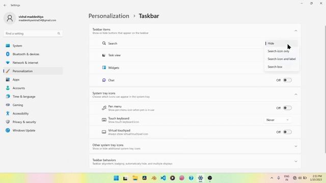 Windows 11 New Features|| Change Search Icon