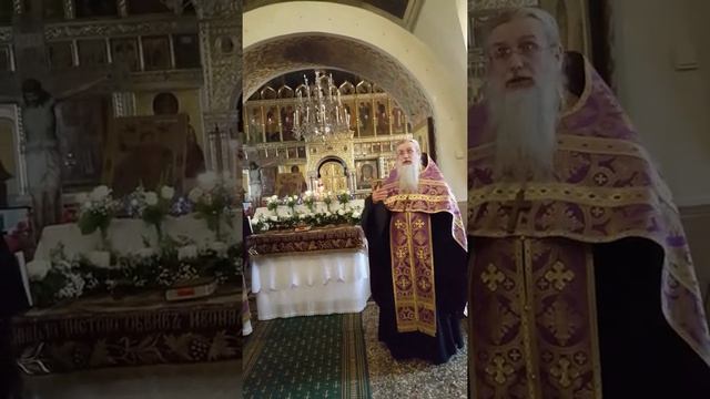 Великая Пятница. Слово у Плащаницы. Клирик монастыря протоиерей Александр Смирнов