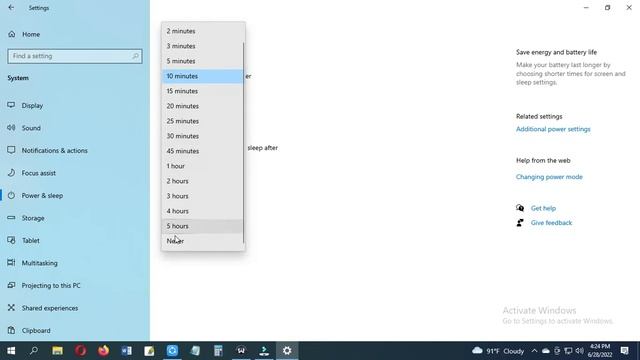 Turn off sleep mode Windows 10 | Trust Info Center