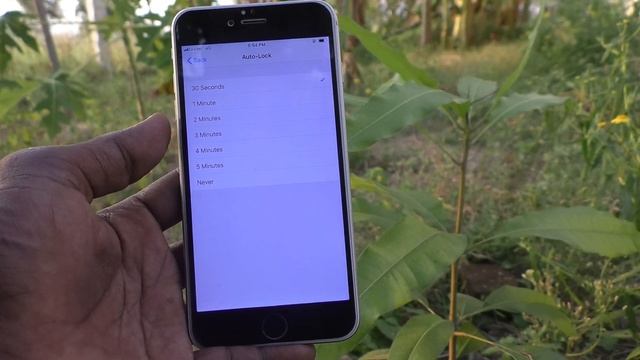 How to change auto screen lock time in iPhone 6 Plus